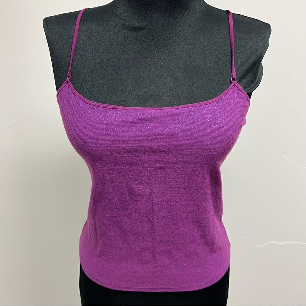 NWOT vintage y2k Victorias Secret tank in metallic purple sz S